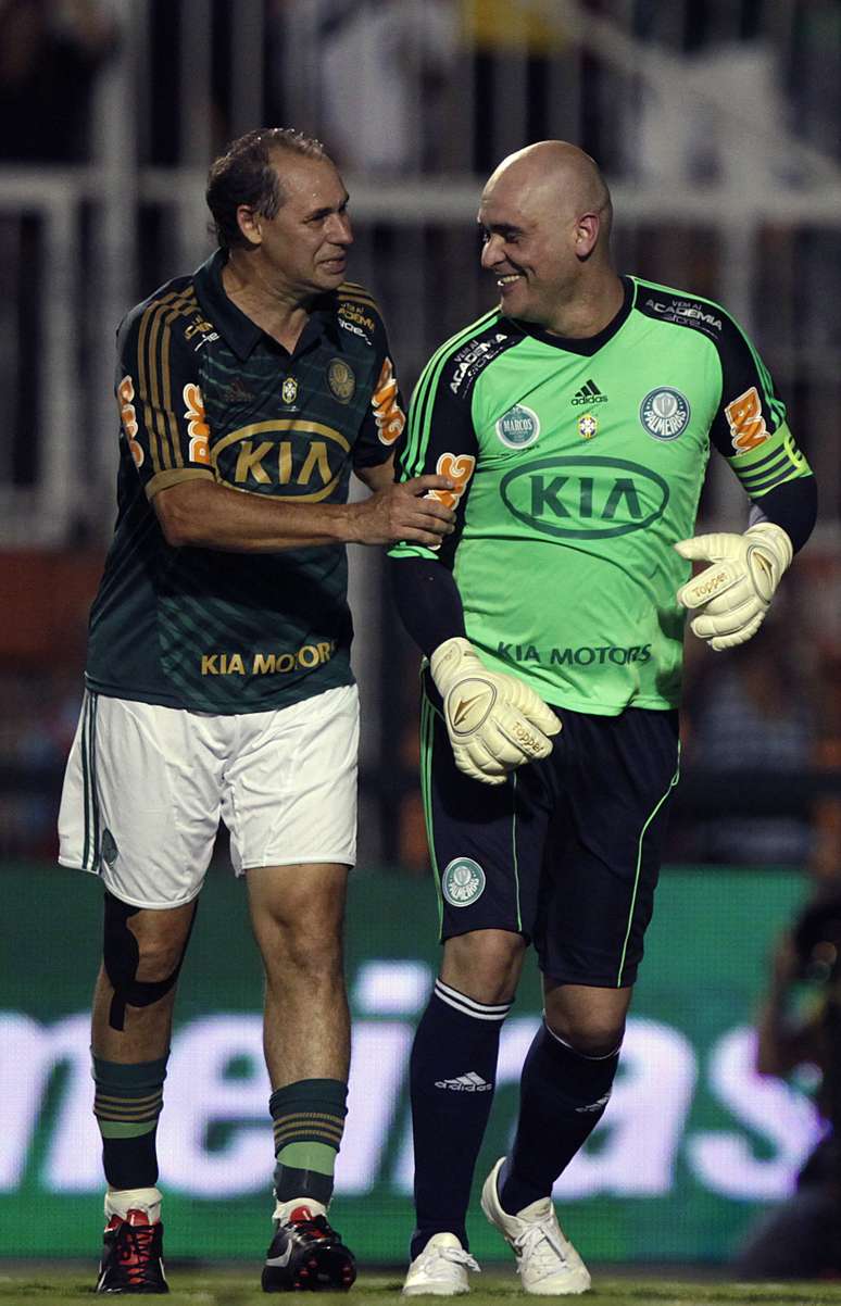 <p>Evair e Marcos estão entre os grandes ídolos da história do Palmeiras</p>