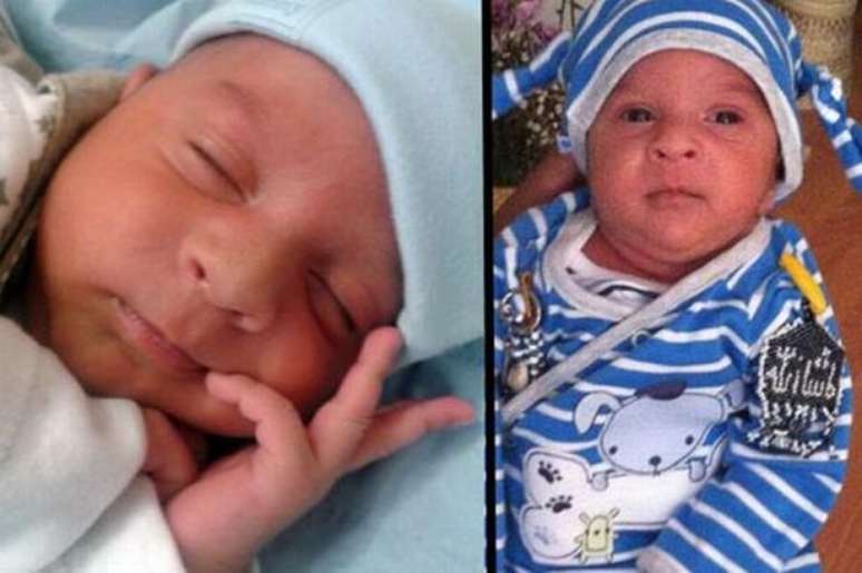 <p>O filho de Ayshia e Haider Zaman nasceu em 10 de julho</p>