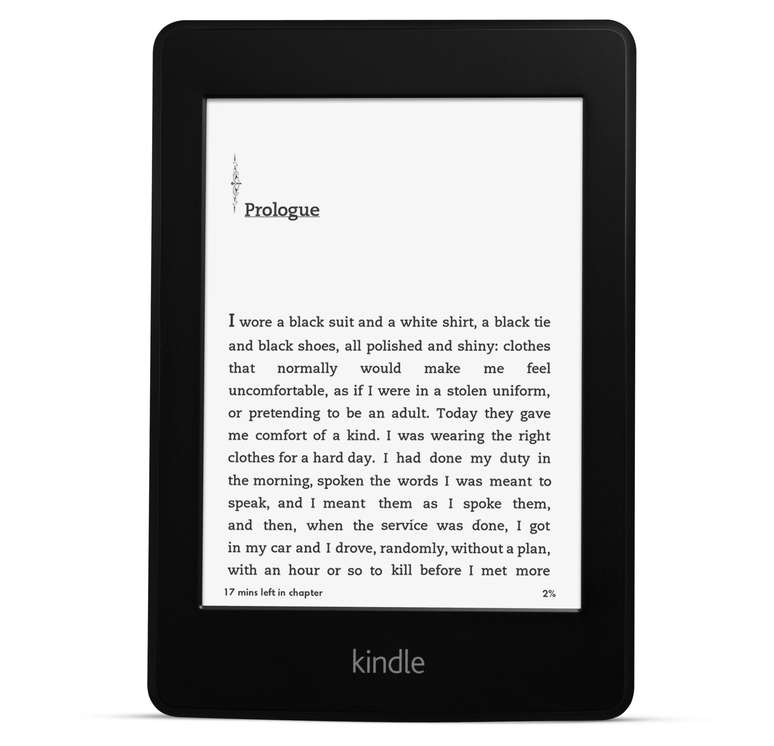 <p>O Kindle Paperwhite, da Amazon, permite aos usuários comprar, baixar, pesquisar e ler livros digitais, jornais e revistas</p>