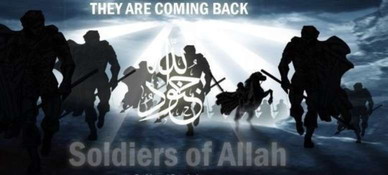 <p>"Os soldados de Alá estão voltando', dizia uma das fotos postadas na página do jihadista americano</p>