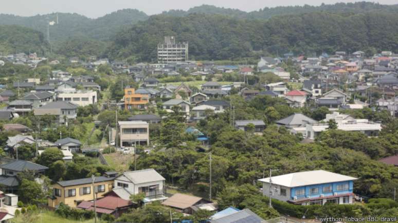 <p>Vista geral de Onjuku, um dos munic&iacute;pios que podem perder mais da metade da popula&ccedil;&atilde;o at&eacute; 2040</p>