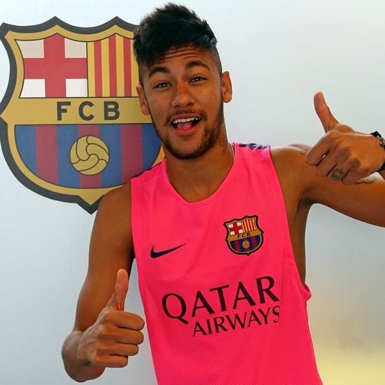 <p>Neymar est&aacute; de volta ao Barcelona</p>