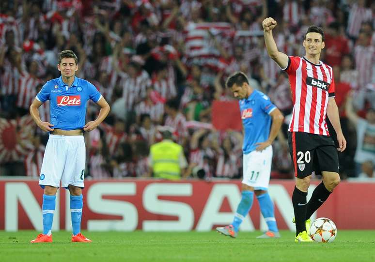 Athletic Bilbao elimina Napoli da competição europeia