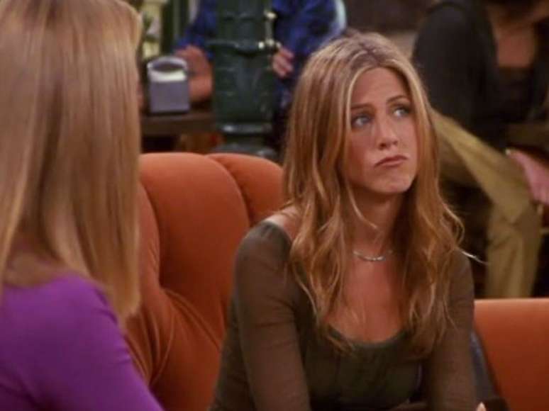 Jennifer Aniston como Rachel, em 'Friends'
