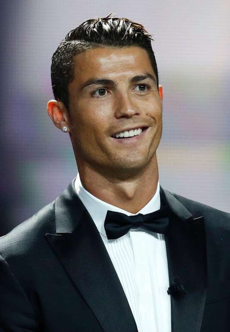 Cristiano Ronaldo em evento de premiação da Uefa em Mônaco. 28/08/2014