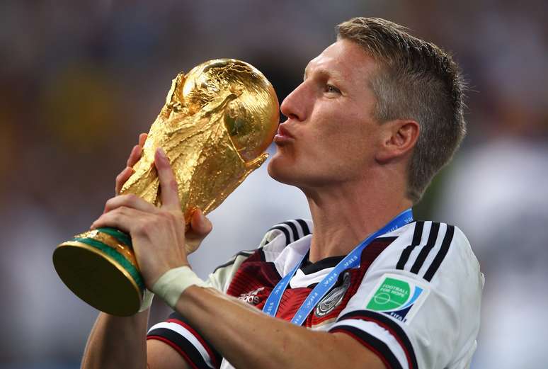 <p>Schweinsteiger foi campeão mundial pela Alemanha</p>