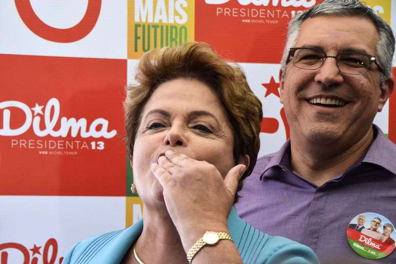 <p>Presidente encontrou a militância feminina na Sé, região central de São Paulo</p>