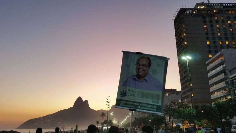 Campanha do candidato a deputado federal Renato Cinco (PSOL-RJ)