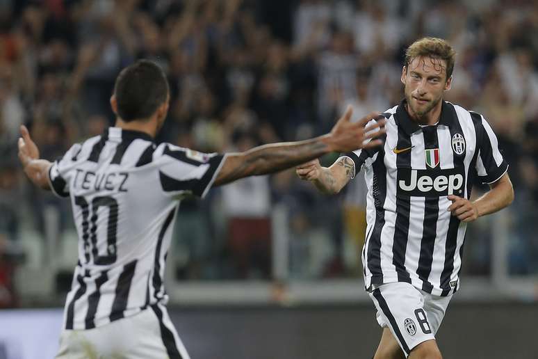 <p>Tevez e Marchisio fizeram os gols da Juventus</p>