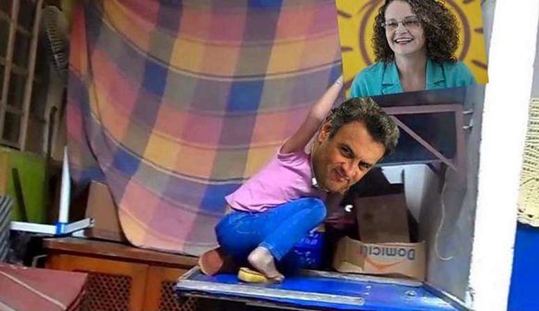 Aécio chateado com Luciana lidera memes do debate da CNBB