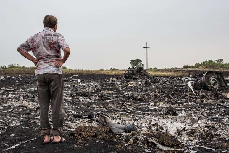 Local da queda do voo MH17 da Malaysia Airlines