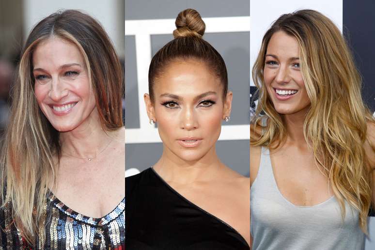 O cabelo, que é a moldura do rosto, pode fazer você parecer mais magra, assim como Sarah Jessica Parker, Jennifer Lopez e Blake Lively