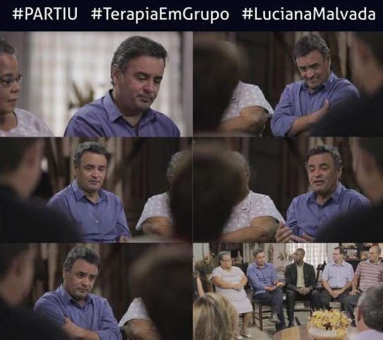 Aécio "chateado" com Luciana lidera memes do debate da CNBB terapia 2