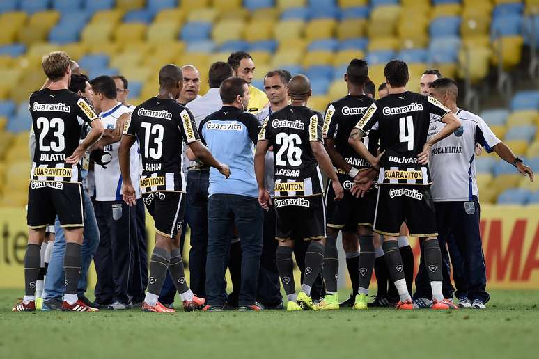 <p>Botafogo está na zona de rebaixamento</p>