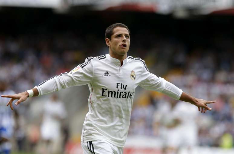 Chicharito fez seus primeiros gols pelo Real Madrid