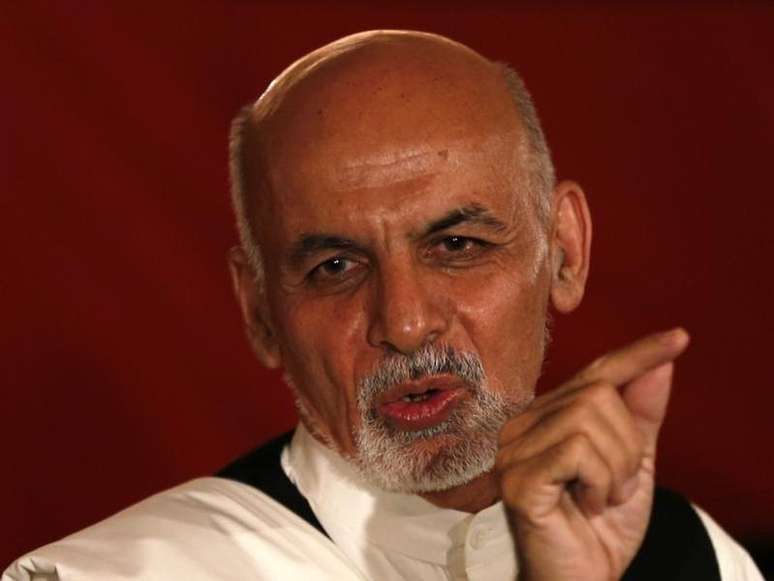 <p>Ashraf Ghani, presidente-eleito do Afeganistão, em entrevista coletiva em Cabul</p>