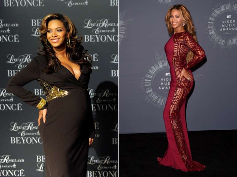 <p>Beyoncé disse ter sido difícil perder os quilos que ganhou da gravidez de sua primeira filha, Blue Ivy</p>