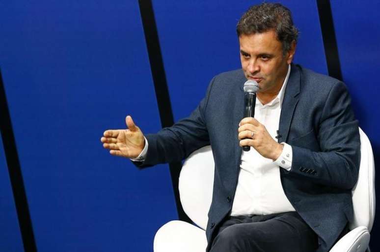 Candidato do PSDB à Presidência, Aécio Neves, em entrevista ao jornal O Globo no Rio de Janeiro. 10/09/2014