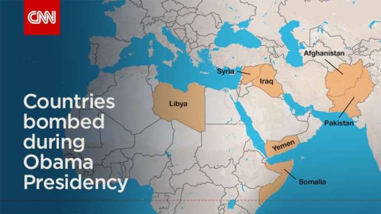 Sete países muçulmanos foram atacados pelos EUA na era Obama