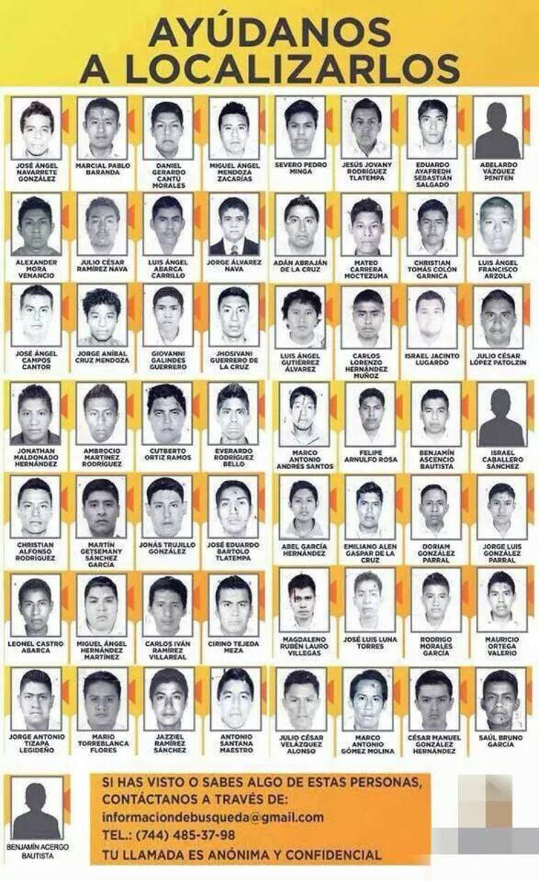 <p>Estudantes da Escola Raúl Isidro Burgos são tidos como desaparecidos.</p><p> </p><p> </p>