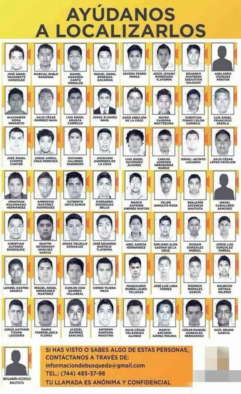 <p>Estudantes da Escola Ra&uacute;l Isidro Burgos s&atilde;o tidos como desaparecidos.</p><p>&nbsp;</p><p>&nbsp;</p>