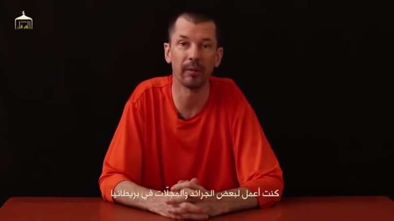 <p>O jornalista John Cantlie foi sequestrado na Síria em 2012 pelo Estado Islâmico</p>