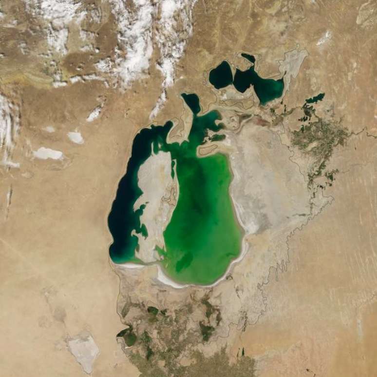 Até 2007, o Mar de Aral tinha apenas 10% de toda a água 