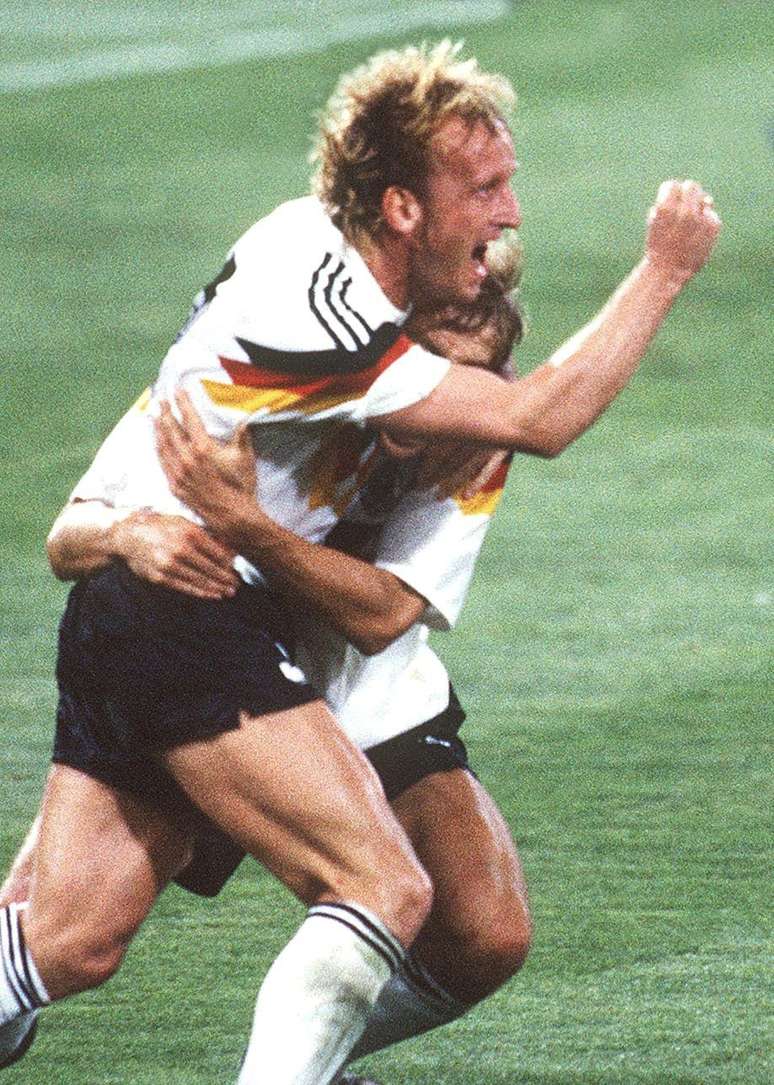 <p>Andreas Brehme fez gol do título da Alemanha em 90 e agora vive dificuldades</p>