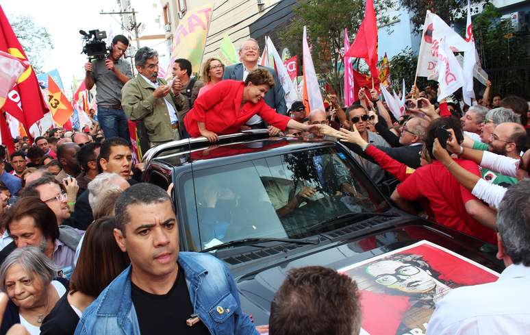 Candidata à reeleição encerrou sua campanha no primeiro turno no Rio Grande do Sul