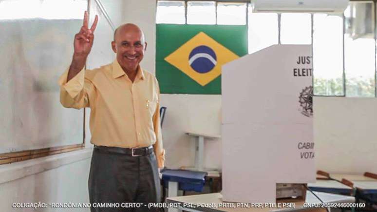 Governador Confúcio Moura, do PMDB, concorre à reeleição em Rondônia