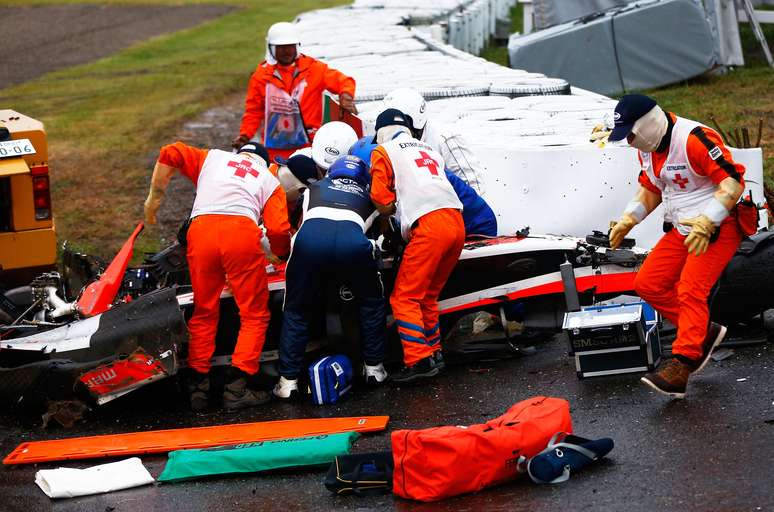 <p>Acidente de Jules Bianchi causou comoção na Fórmula 1</p>