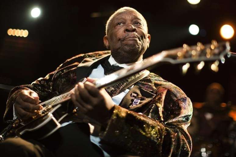 B.B. King durante apresentação no 45º Festival de Jazz de Montreux, em 2011. 02/07/2011