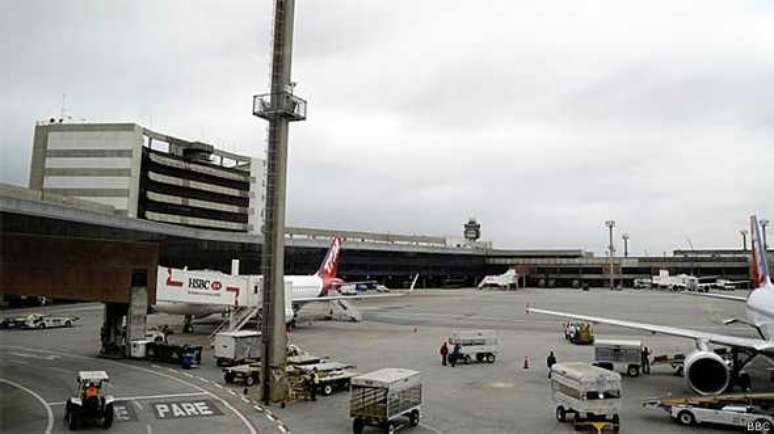 <p>Aeroporto de Guarulhos, em S&atilde;o Paulo, j&aacute; &eacute; administrado por iniciativa privada</p>