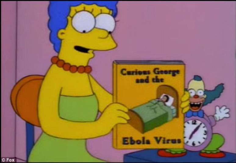 Há 17 anos, Os Simpsons teriam previsto epidemia do ebola
