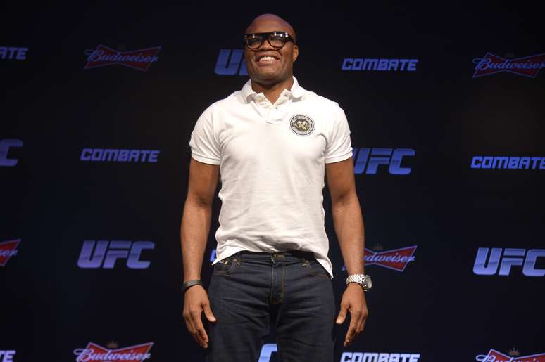 Anderson Silva em entrevista no Rio de Janeiro