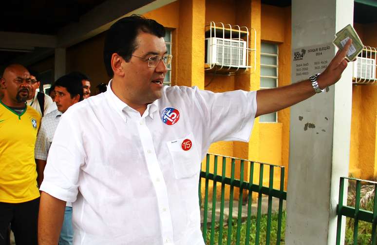 Eduardo Braga durante campanha pelo governo do AM