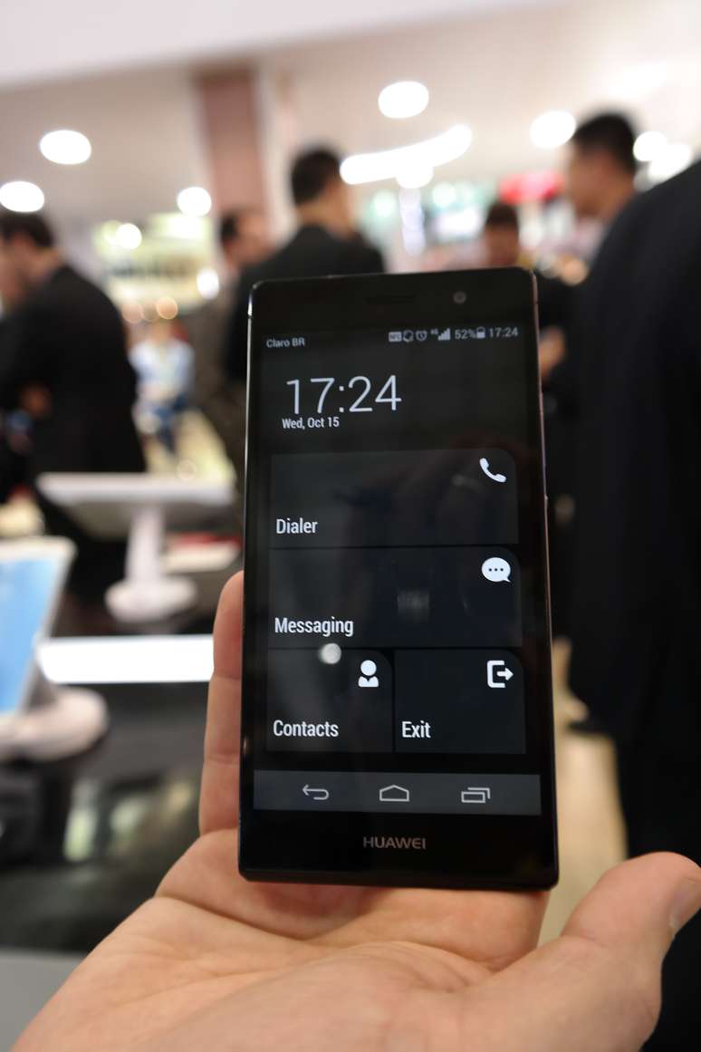 Ascend P7 é considerado o smartphone 4G mais fino do mercado, com apenas 6.5 mm