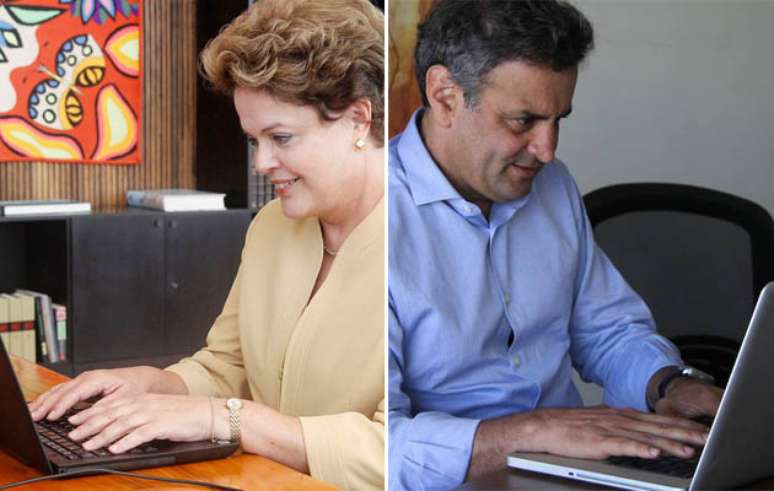 <p>Dilma Rousseff (PT) e Aécio Neves (PSDB)</p>