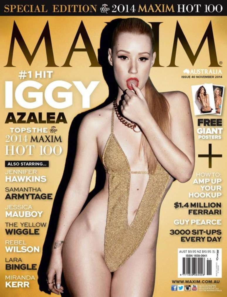Iggy Azalea na capa da Maxim
