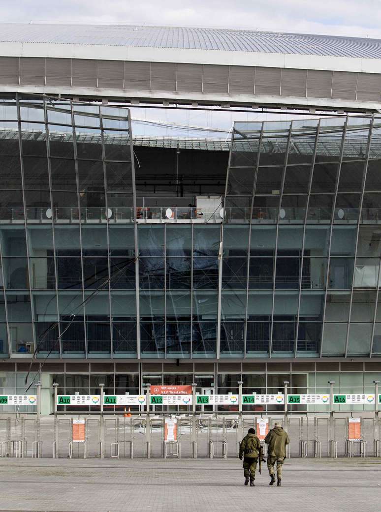 <p>Estádio do Shakhtar é bombardeado pela terceira vez em 60 dias</p>