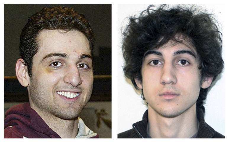 <p>Os irmãos Tamerlan (esquerda) e Dzhokhar Tsarnaev, responsáveis pelo atentado na Maratona de Boston em 15 de abril de 2013</p>