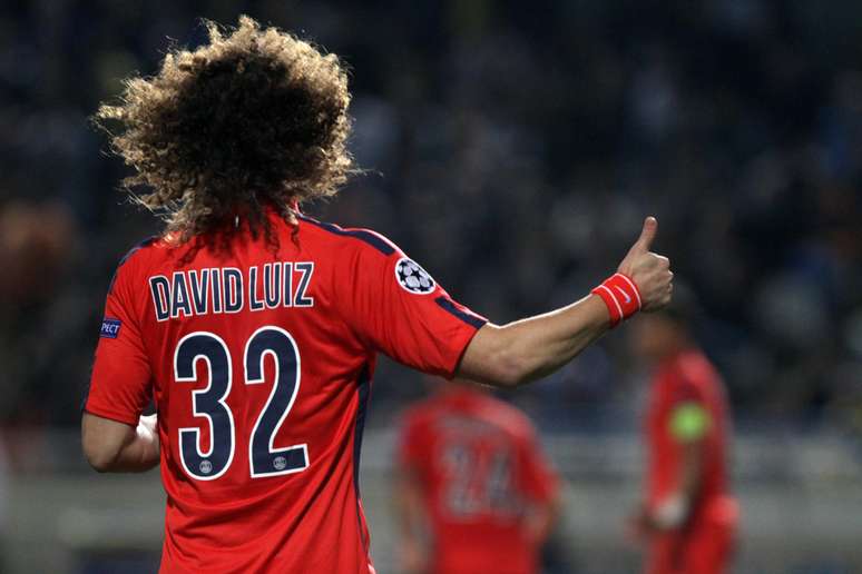 David Luiz foi um dos destaques do Paris Saint-German no duelo diante do Apoel