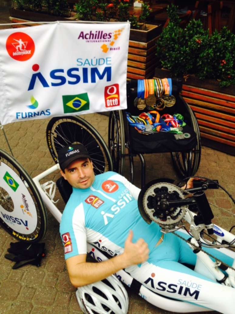 <p>Edson Nascimento disputar&aacute; pela segunda vez a Maratona de Nova York</p>