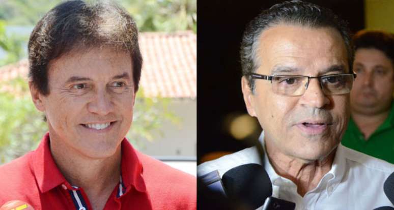 <p>Robinson Faria (PSD), à esquerda, e Henrique Eduardo Alves (PMDB), à direita</p>