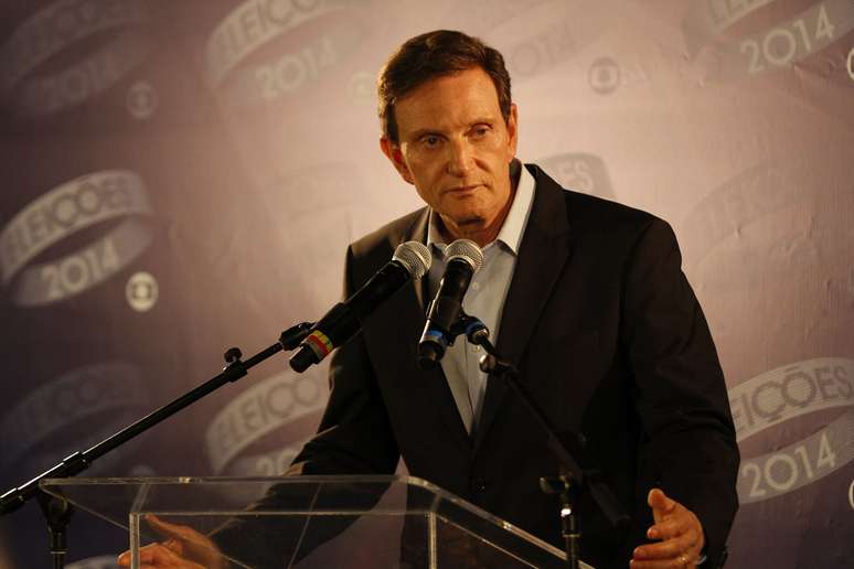 <p>Candidato Marcelo Crivella (PRB) recebeu 3.416.913 votos, num total de 44,15% dos votos, sendo derrotado por Luiz Fernando Pezão (PMDB)</p>