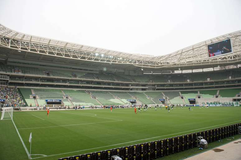 <p>Estádio do Palmeiras já recebeu evento teste no último sábado</p>