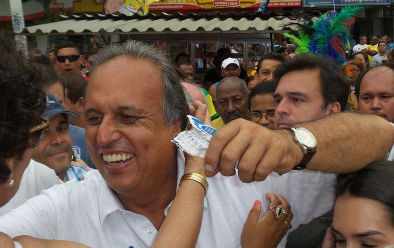 <p>O governador eleito do Rio de Janeiro em campanha no Estado</p>