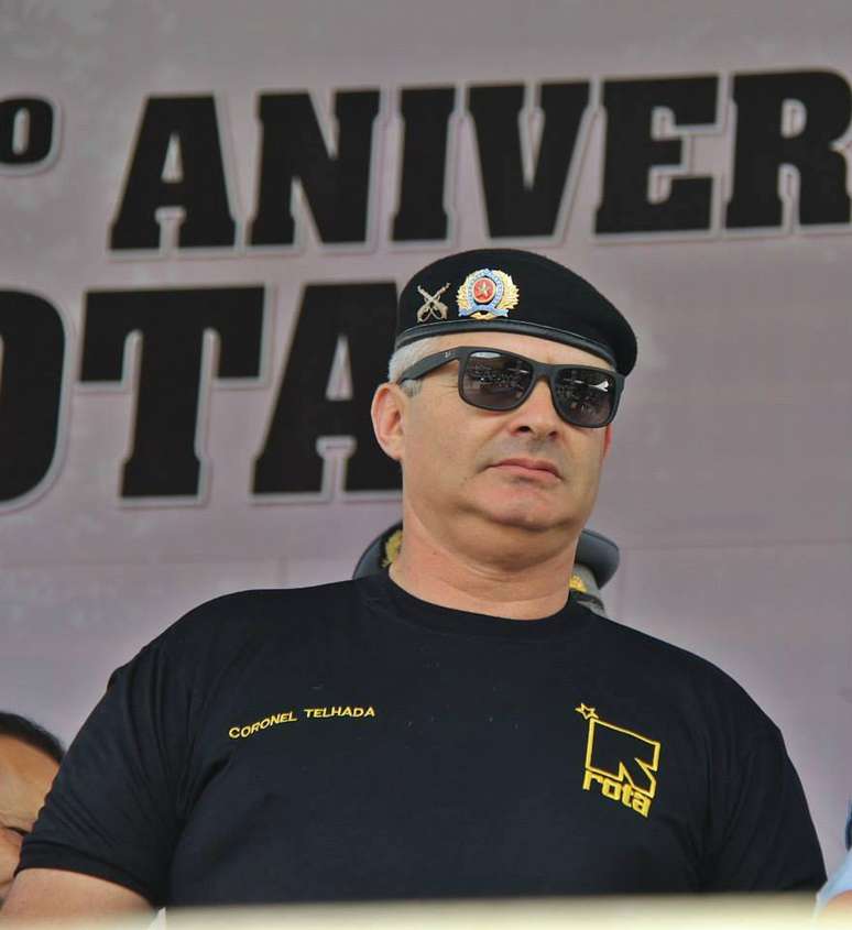 O ex-comandante da Rota e hoje deputado estadual Coronel Telhada (PSDB)