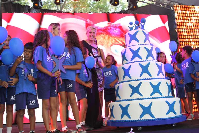 Xuxa recebeu celebridades na festa de 25 anos de sua instituição beneficente, a Fundação Xuxa Meneghel, nesta terça-feira (28), em Pedra de Guaratiba, zona oeste do Rio de Janeiro