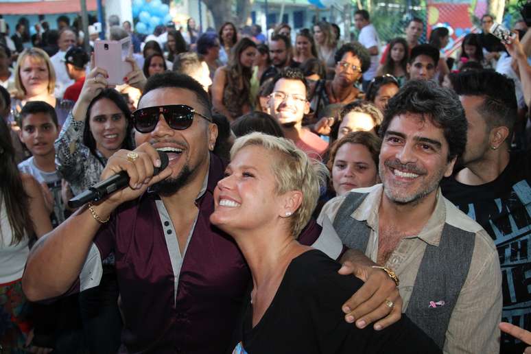 Xuxa recebeu celebridades na festa de 25 anos de sua instituição beneficente, a Fundação Xuxa Meneghel, nesta terça-feira (28), em Pedra de Guaratiba, zona oeste do Rio de Janeiro